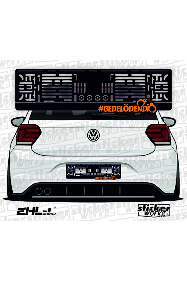 Pay on the Spot Takmatik Car License Plate Holder