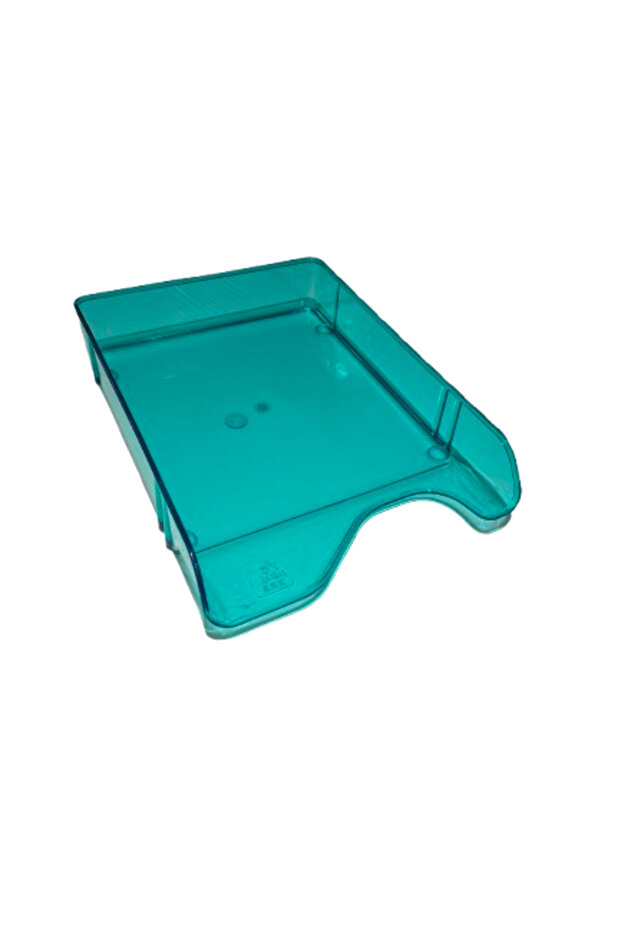 رف مستندات شفاف ملون قطعة واحدة - 2