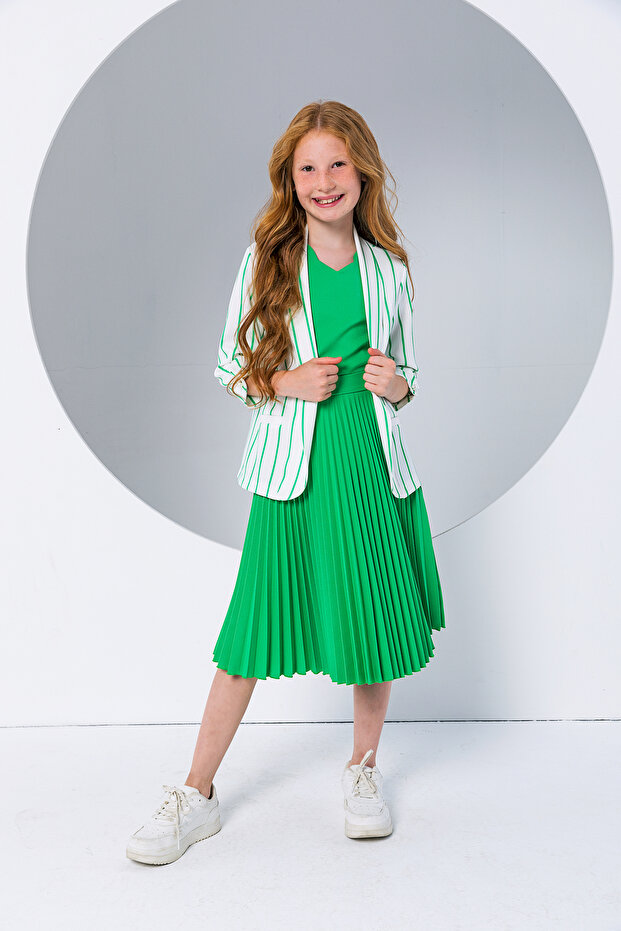 Girl's Basic Simple Design Blouse - 2