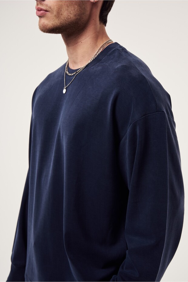 Washable Modal Basic Sweatshirt - 3