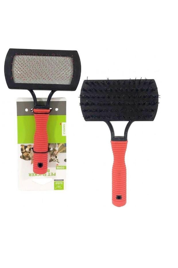 Plastic Handle Double Sided Cat Dog Comb