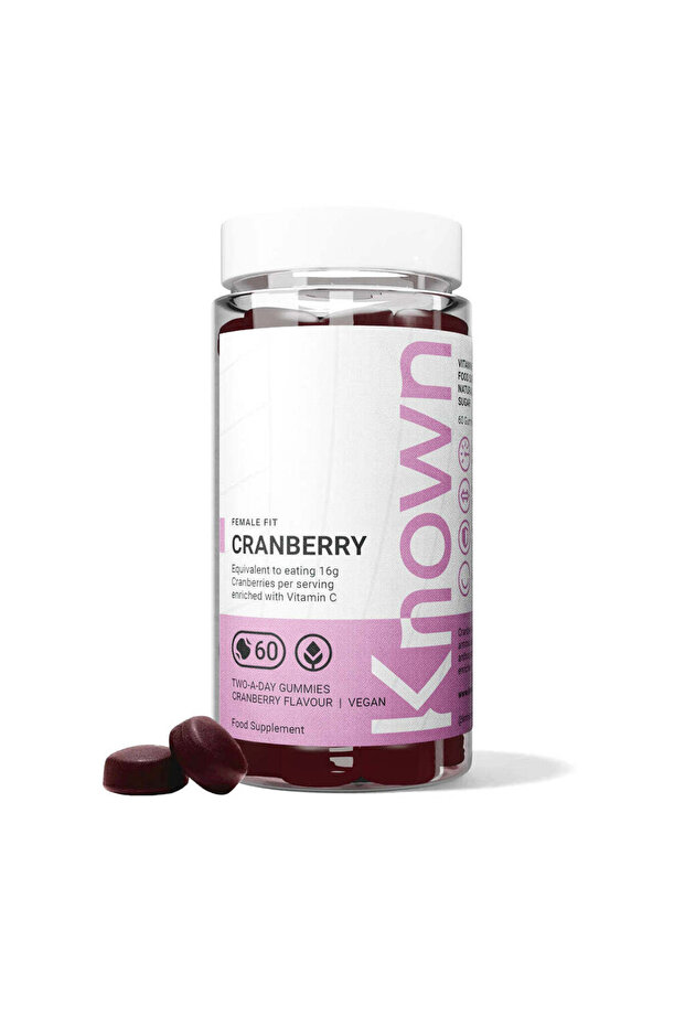 Cranberry Vegan Gummies – 1 Bottle, 60 Gummies