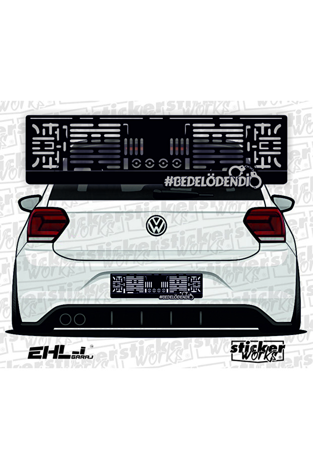 Pay on the Spot Takmatik Car License Plate Holder