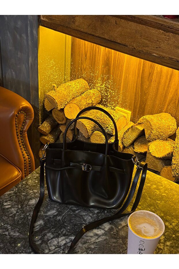 Siyah rugan el çantası - 2