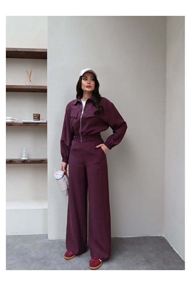 Bomber Jacket and Pants Set