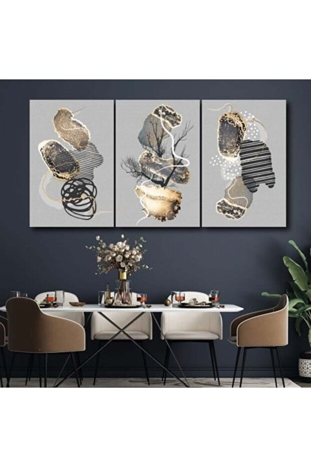 Abstract art prints on canvas, model (1682)