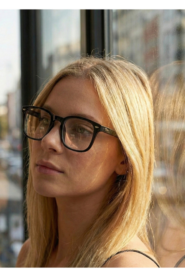 SİYAH MAVİ IŞIK KORUMALI ÜNİSEX - 4