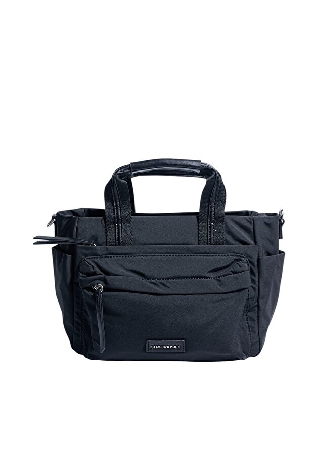 Silver & polo sp1230 women's handbag black