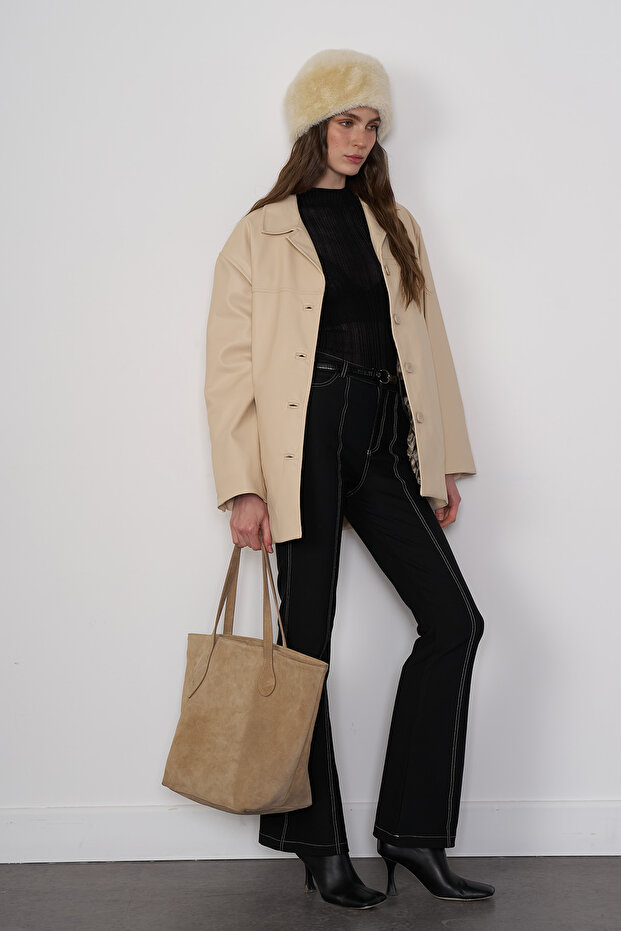 Vintage Deri Ceket - 1