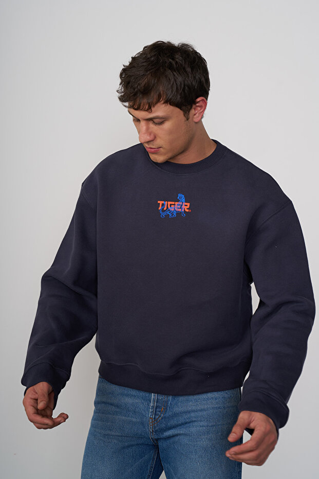 Tiger Baskılı Sweatshirt - 1
