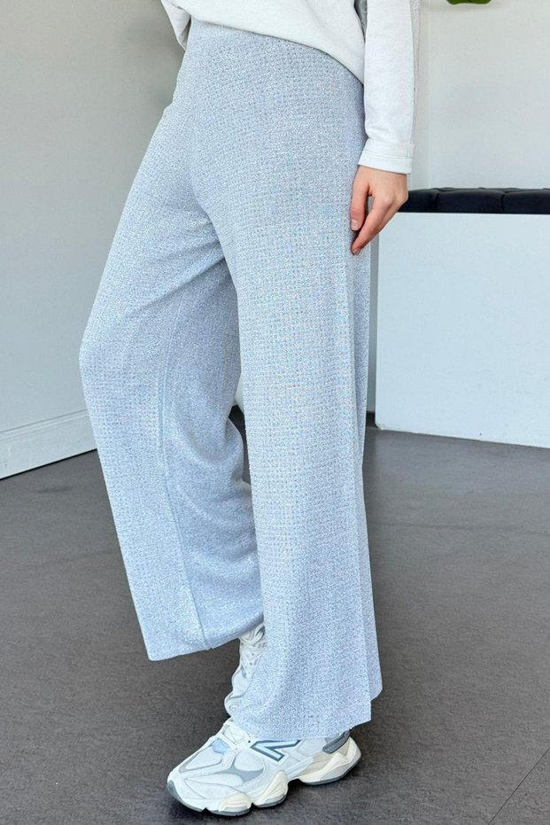 Stone Knitwear Trousers Gray