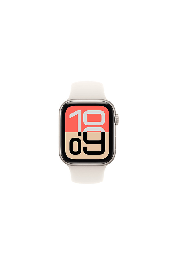 MEPF4TU/A Watch SE 3 GPS + Cellular 44mm Starlight Aluminium Case with Starlight Sport Band - - 2