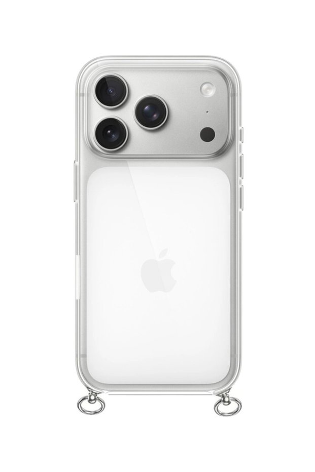 iPhone 17 Pro Max Compatible Transparent Strap Phone Case