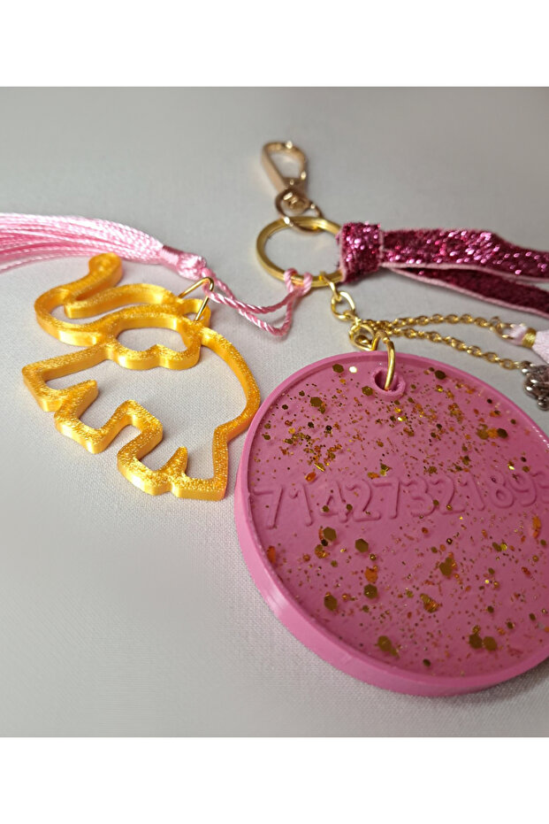 سلسلة مفاتيح على شكل حقيبة تحمل رمز الثروة، سلسلة مفاتيح - 6