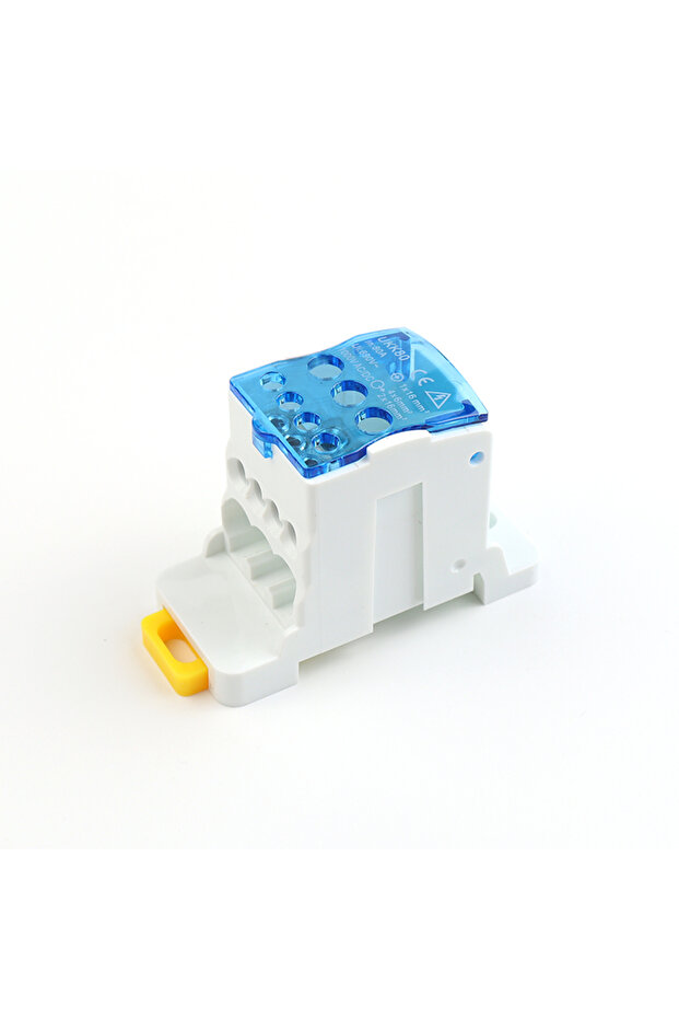 80A أزرق كهربائي مقسم Din Rail كتلة طرفية صندوق تقاطع سلك الطاقة موصل كهربائي UKK80A