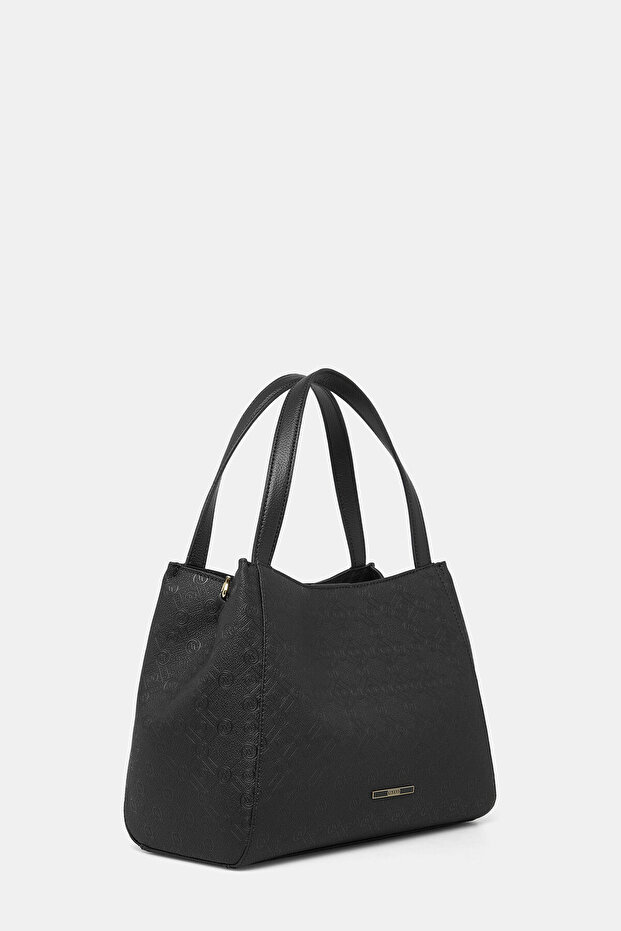 SİYAH MONOGRAM ÇANTA - 3
