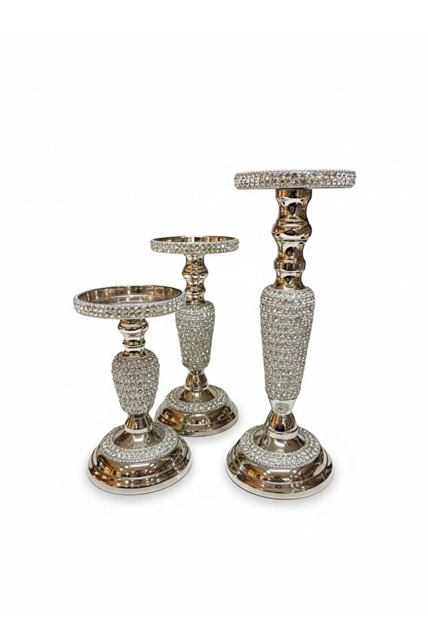 MERYN ŞAMDAN KROM 10X10X15 CM - 3