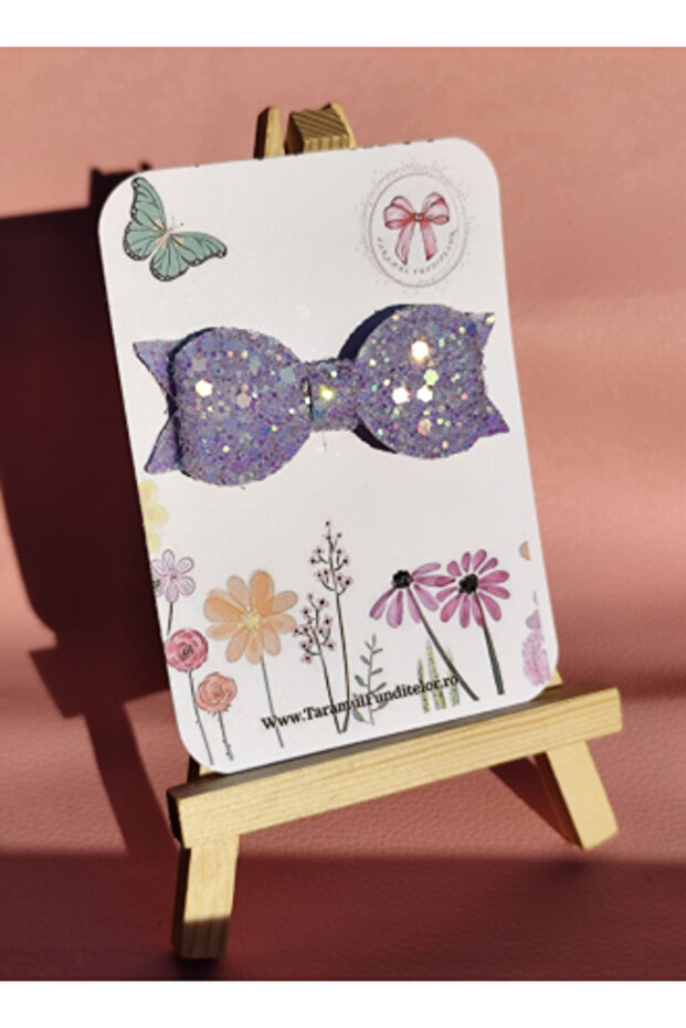 Black Glitter Bow - 7