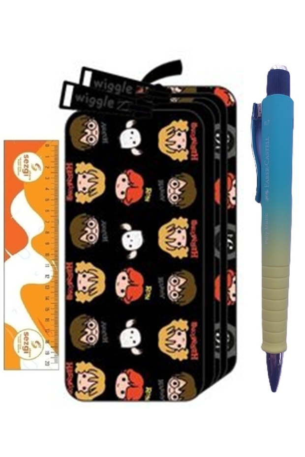 Harry Potter Pencil Case 2243 and Faber Poly Matic 0.7 mm Nib Pen