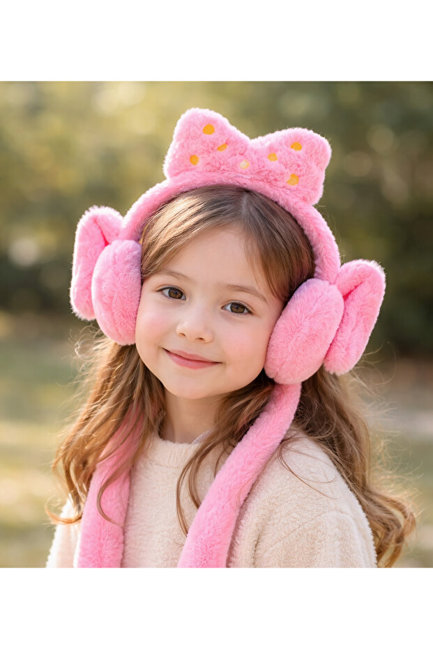 Moving Playful Rabbit Headphone Plush Headphone Colorful for Children and Adults
