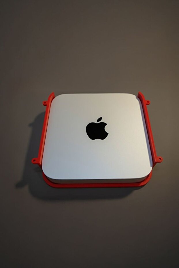 Mac mini m1 and m2 table mounting device red - 1