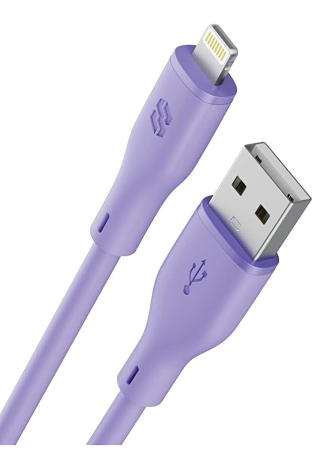 CavoX Pro USB-A to Lightning Silicone Cable 2.4A Fast Charge and Data Sync Compatible for iPhone 14/