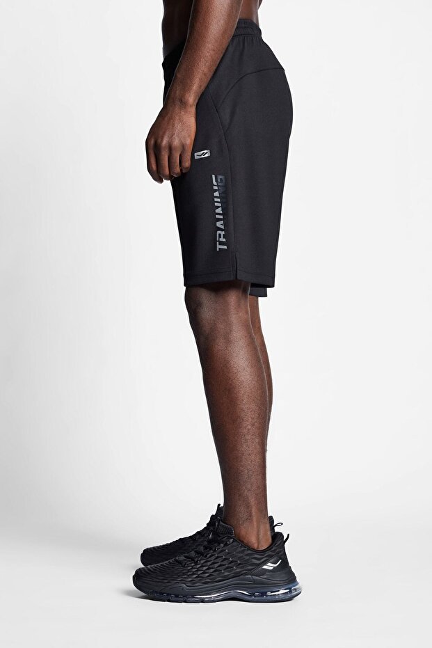 Siyah Erkek Şort - 1