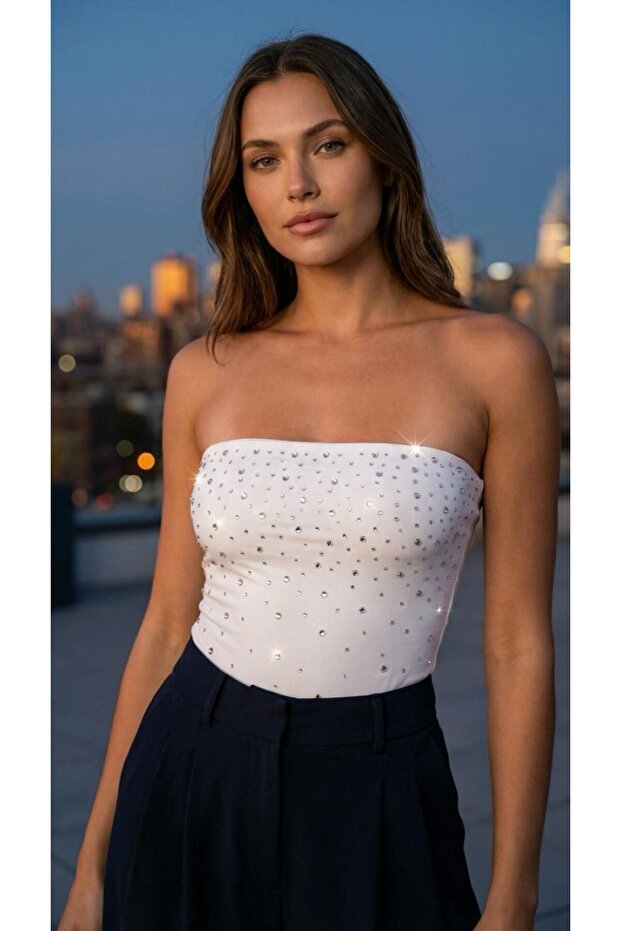 taşlı bodysuit - 3