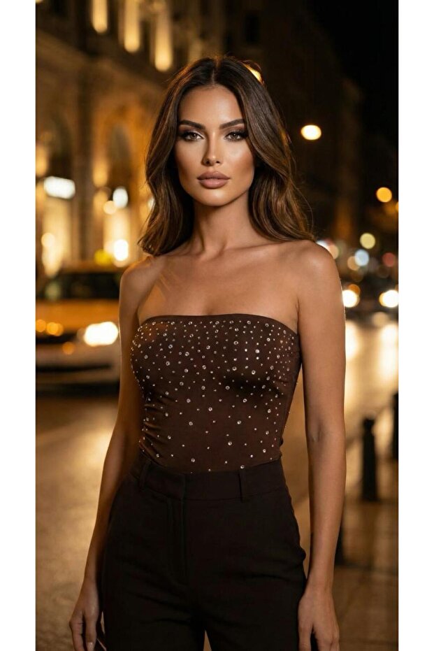 taşlı bodysuit - 3