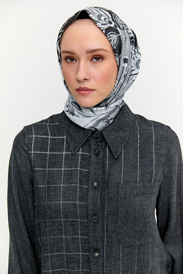 Simli Çizgili Tunik - 3