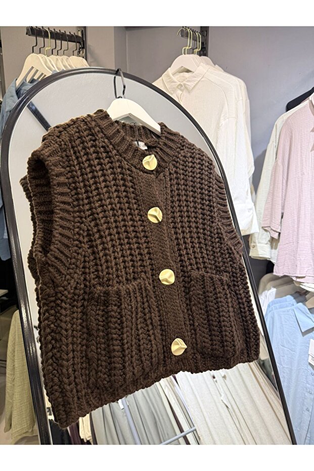 triko örme yelek - 1