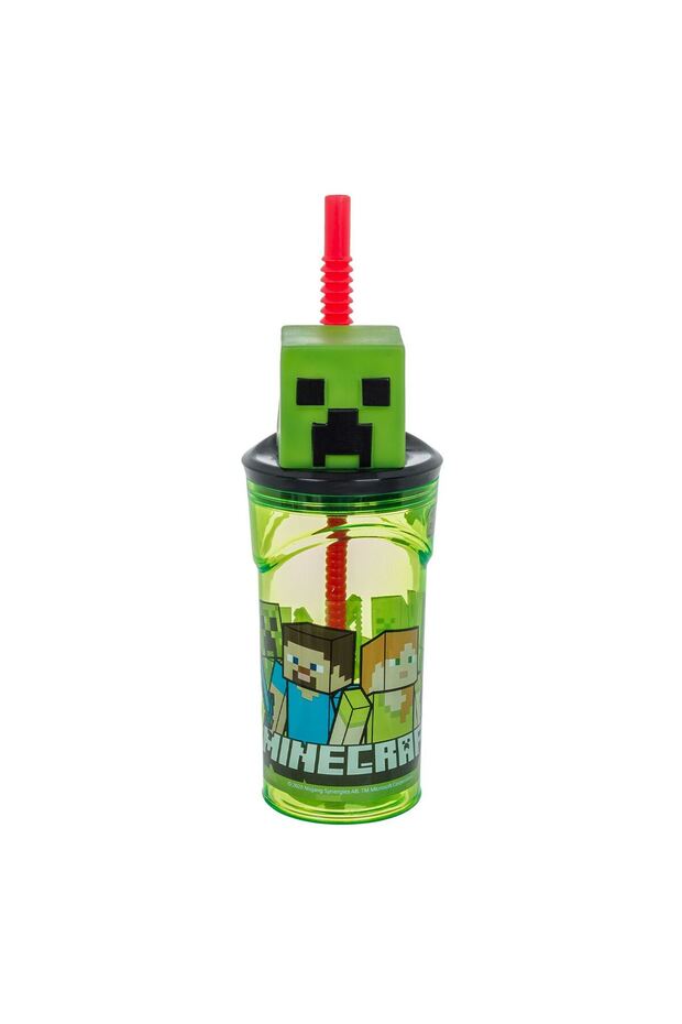 Plastic Cup with 3D Straw - 2