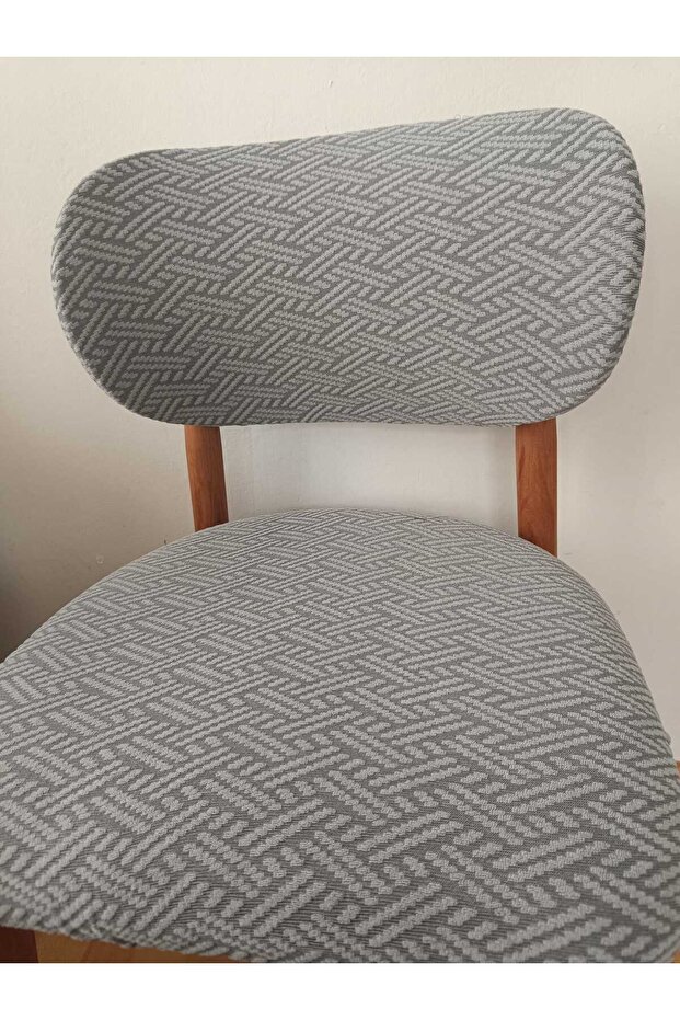 A Kalite Elma Chair Cover Bohemian Chair Cover Flexible Fabric Elastic Model Top-Bottom 2 Pieces