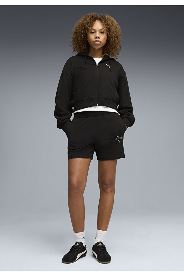 Essentials Script High-Waist 5" Shorts - 7