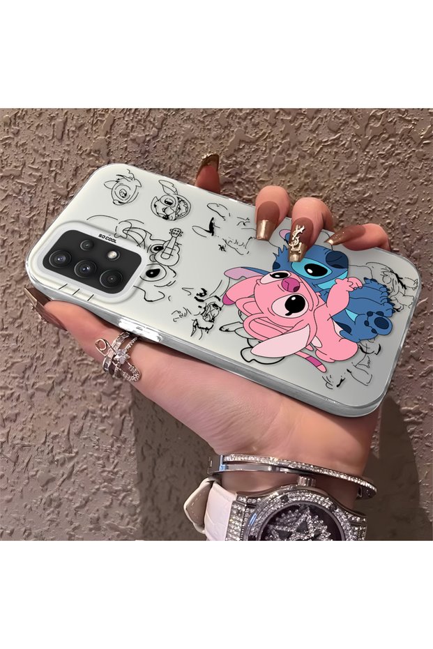Samsung Galaxy A32 4g Compatible High-Quality Cartoon Printed Case, Stylish Multi-Faceted Full Coverage