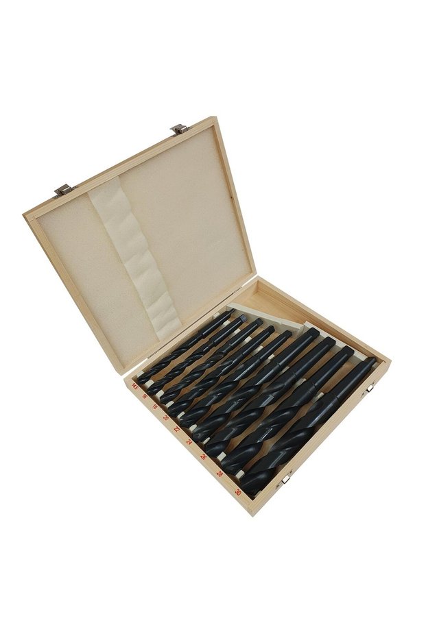 Drill bit set, SilverTools, 9 pieces, 14.5-30mm, S10421