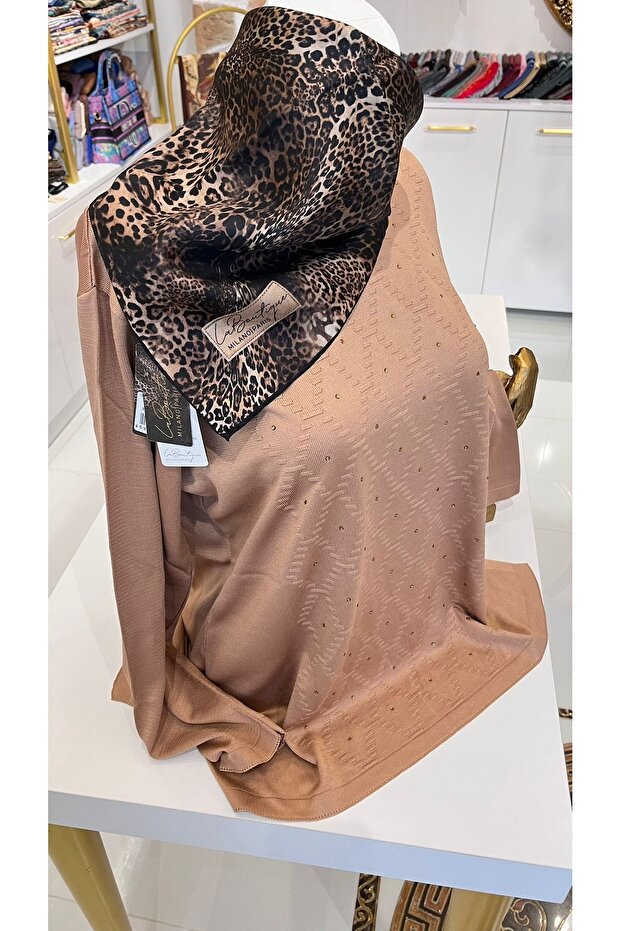 Çelik Örme Merserize Taş Detaylı Bluz - 2