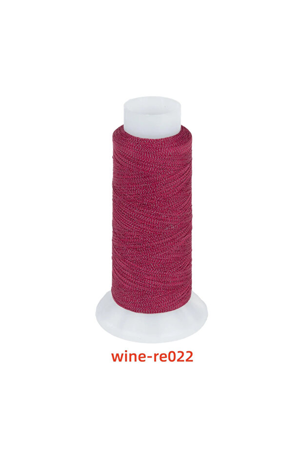 Embroidery Thread Set 10 Spools - 1000 m, Reflective Colors - 6