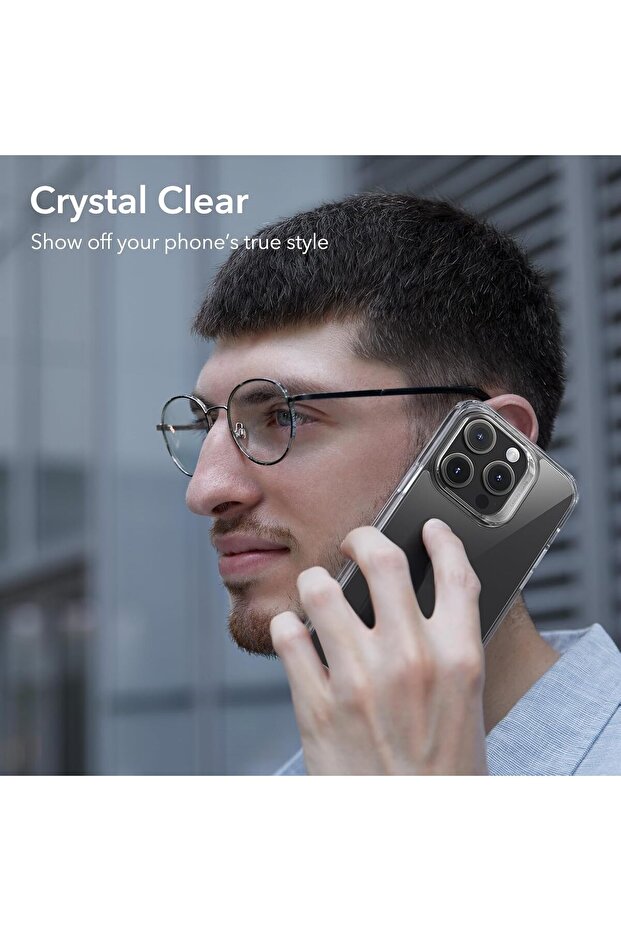 غطاء حماية شفاف من الثلج لهاتف آيفون 15 برو ماكس - 5