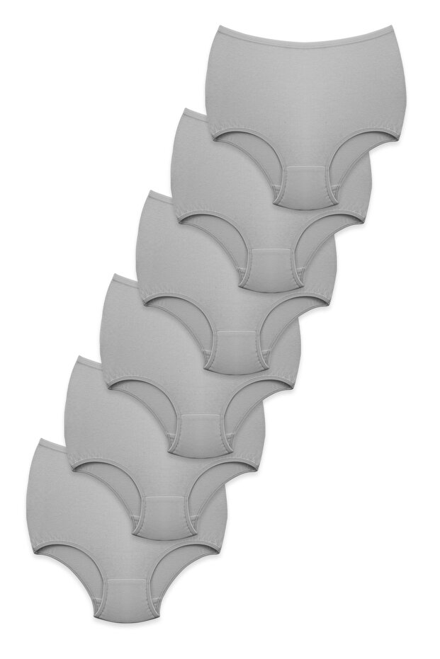 Women's Panties High Waist 6 Pack - Everyday Use, Cotton, Underwear Different Color Options