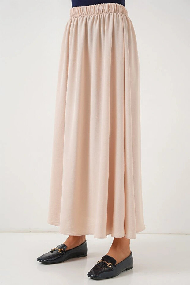 تنورة ايروبين الطويلة 8050 - بيج - 2