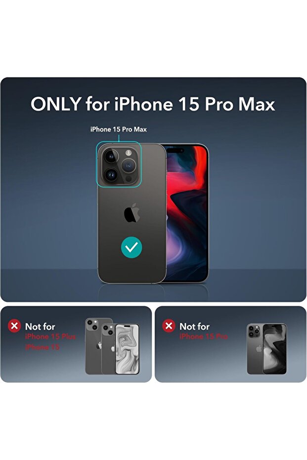 واقي شاشة أرمورايت لهاتف آيفون 15 برو ماكس - 3