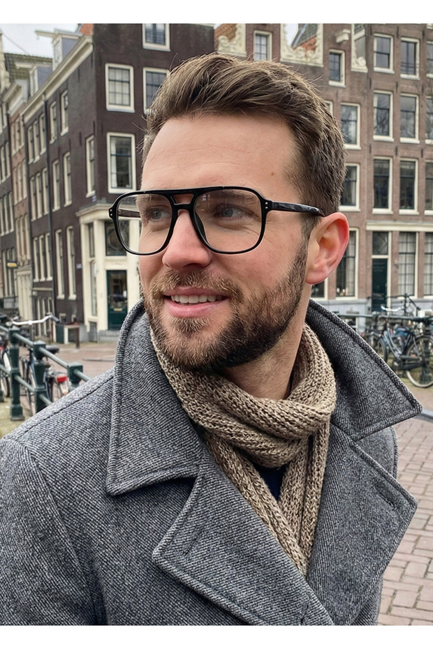 SİYAH MAVİ IŞIK KORUMALI TREND MODEL - 3