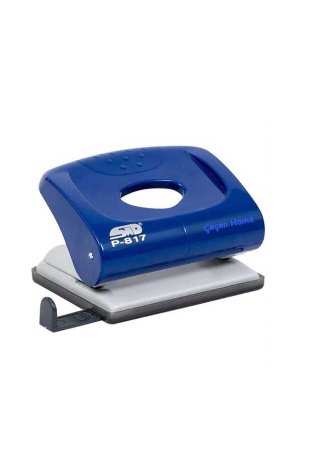 P-817 Medium Size Hole Punch Series Blue Metal Hole Punch (2.0mm=20 Sheet Punching Capacity)