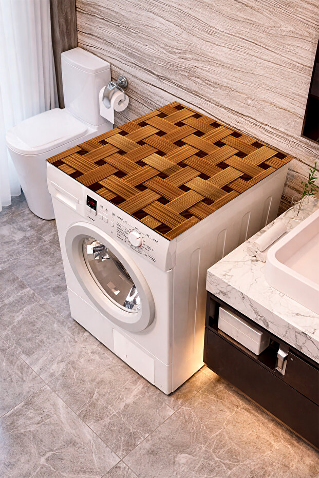 Washing Machine Dryer Cover Protection Pad Mat Non-Slip Washable