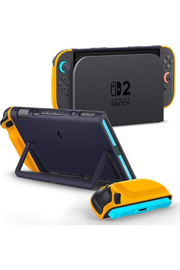 Nano Pop Nintendo Switch 2 Case Dockable with Detachable Joy-Con and Kickstand - Blueberry Navy