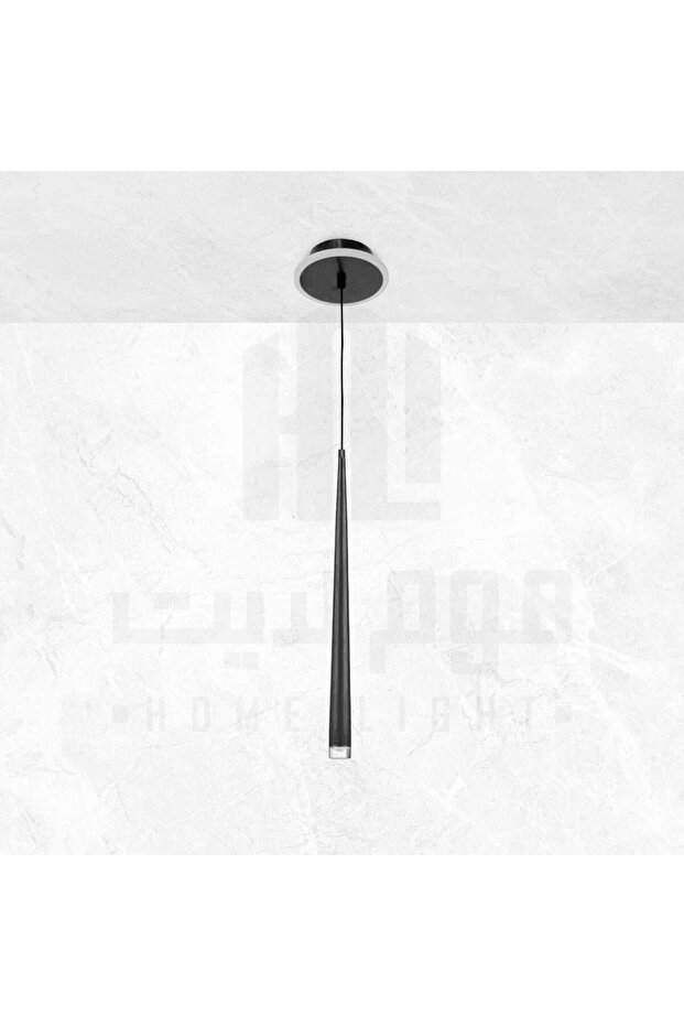 معلقة مودرن ليد اسطوانية - اسود