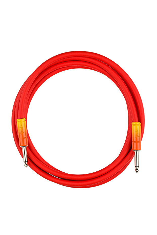 0990810200 Ombré Series Instrument Cable (3m - Tequila Sunrise) | Vibrant Colors Flexible Outer K