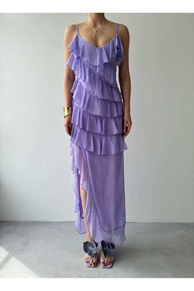 Ples Slit Detailed Dress - 2