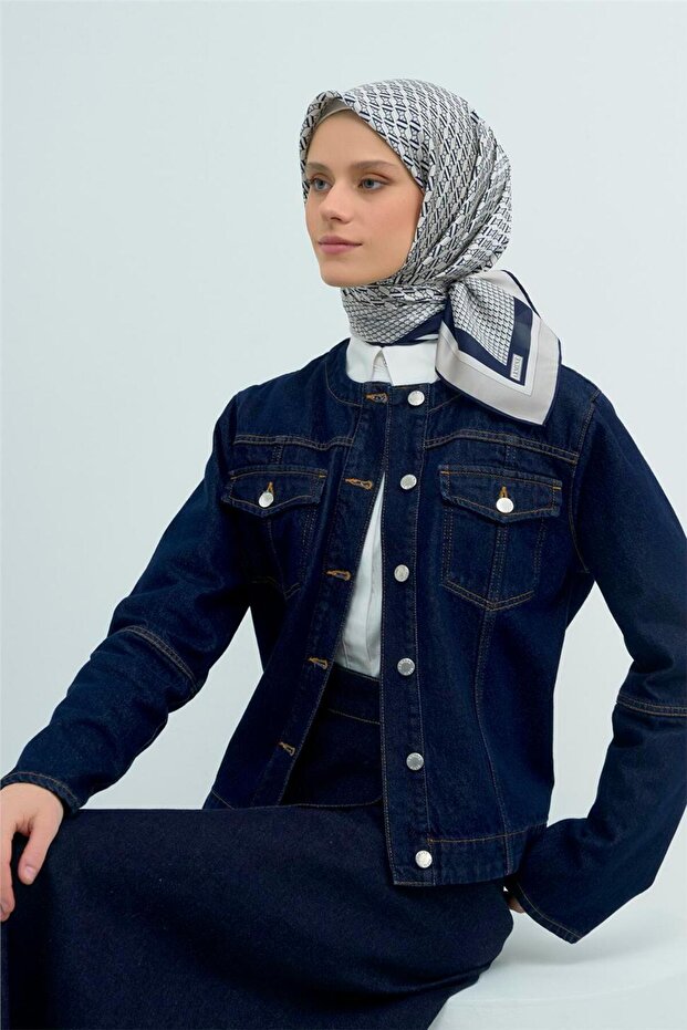 وشاح سيرا من الحرير الخالص 9502D 01